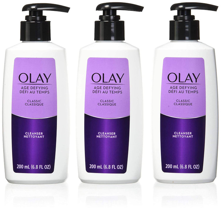 Face Wash by Olay Age Defying Classic Facial Cleanser 6.8 Fl Oz Pack of 3