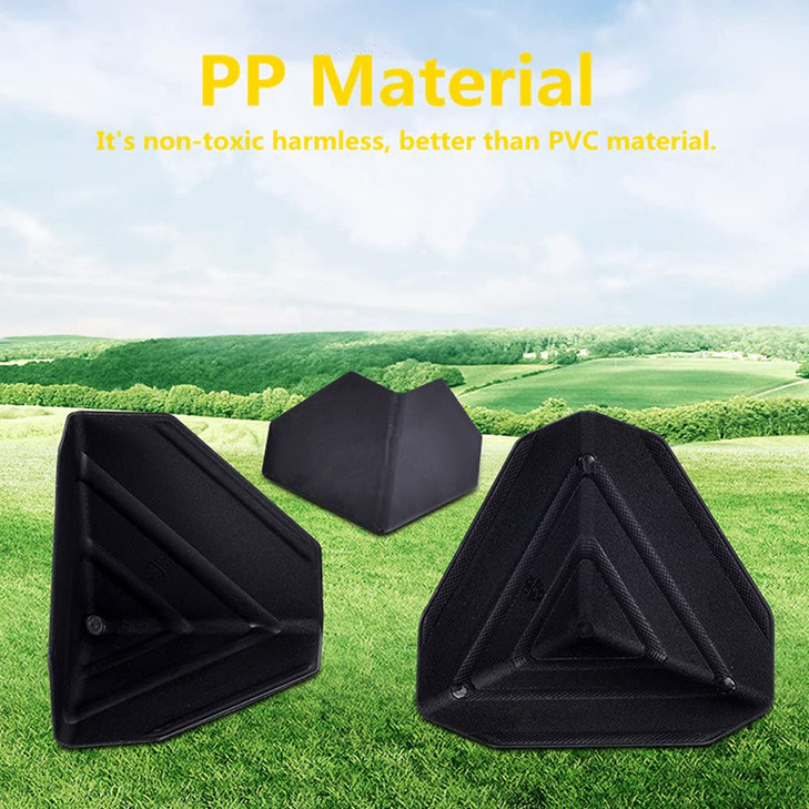 80 Pack Shipping Box Corner Protectors Plastic Packaging Edge Protectors, Carton Packing Corner