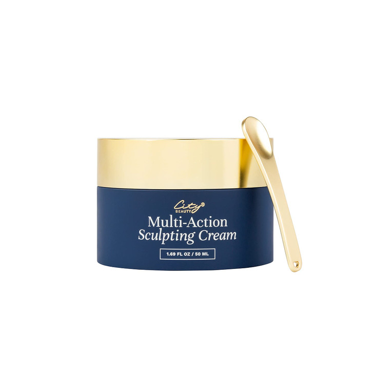 City Beauty Advanced Action Sculpting Cream - Light & Tighten - Firming Cream for Loose, Sagging
