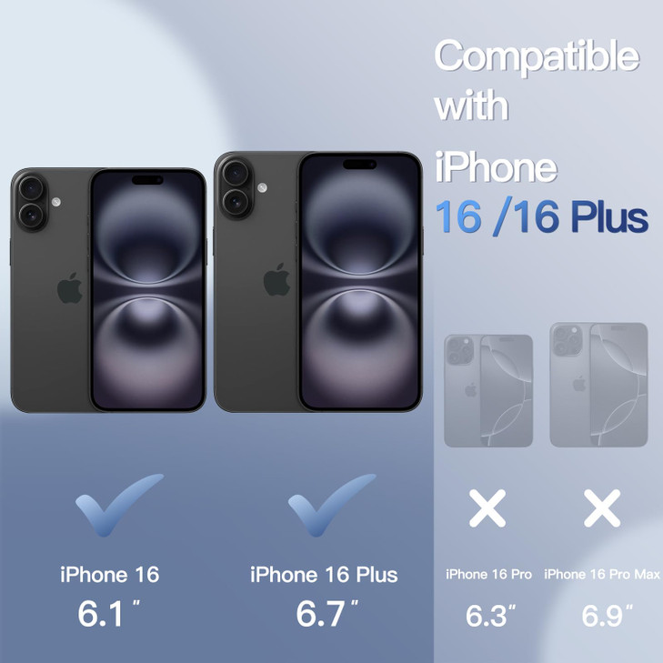 JETech Camera Lens Protector for iPhone 16 6.1-Inch and iPhone 16 Plus 6.7-Inch, Bling Glitter Individual 9H Tempered Glass Metal Ring Cover, HD Clea