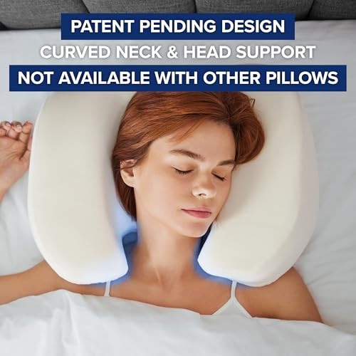NextSleep The Best Back Sleeper Pillow Sleep on Your Back Comfortably