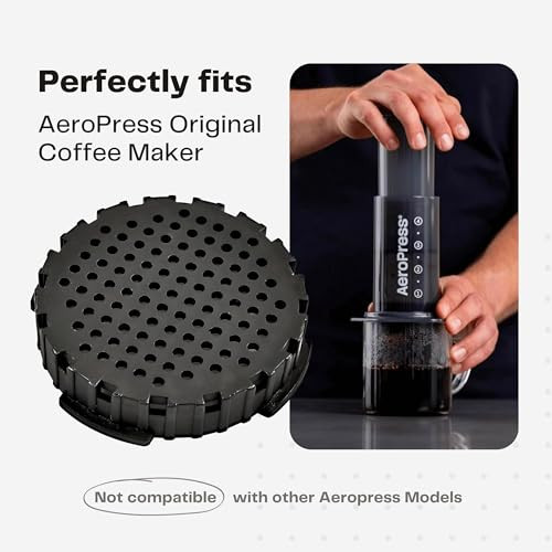 Coffee Maker Filter Cap - Compatible with Popular Compact Coffee Press Models BPA-Free Food-Grade