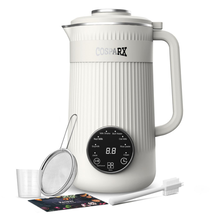 8 in 1 Nut Milk Maker Machine Blender 32oz Homemade Soy Almond Oat Coconut Plant Based