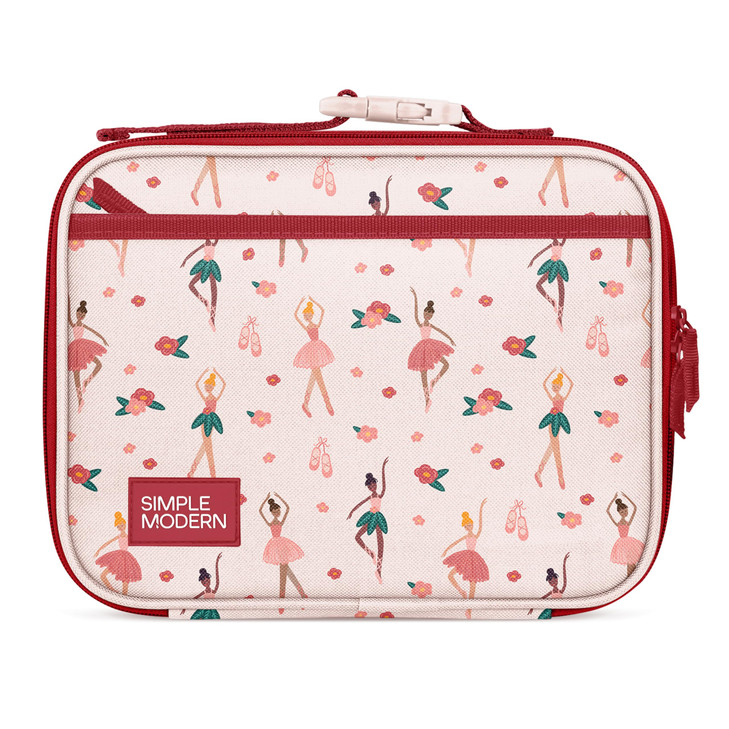 Simple Modern Kids Lunch Box and Insulated Lunch Bag for School Ballerina