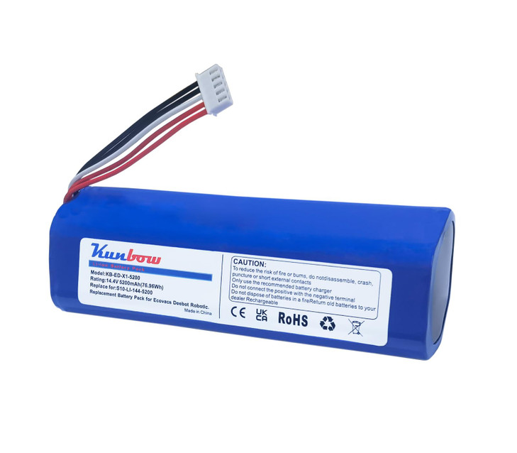 kunbow 5200mAh Replacement Battery for Ecovacs Deebot Ozmo 950 DX9G Deebot X1 Deebot T8 Pure T8