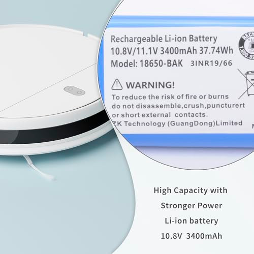 DGFTB 3400mah New Vacuum Battery Compatible for Vactidy T6 T7 T8 LS001-02 Vacuum Cleaner Li-ion