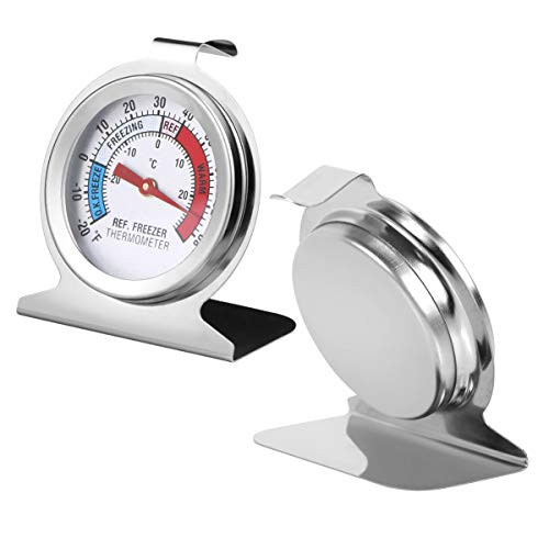 6PCS Refrigerator Freezer Thermometer - Refrigerator Freezer Fridge Temperature Cooler - Classic