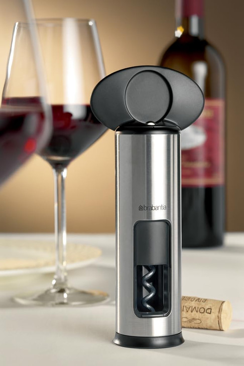 Brabantia Classic Corkscrew Bottle Opener - Black 7 h