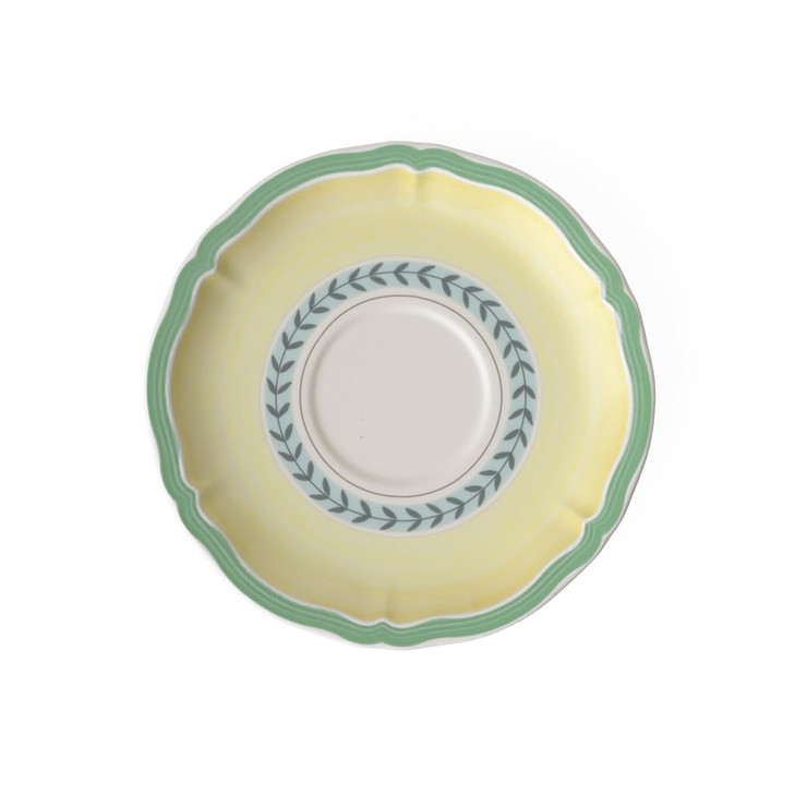 Villeroy and Boch French Garden Fleurence Breakfast Cup Cream Soup Cup Saucer 6.5 in Premium