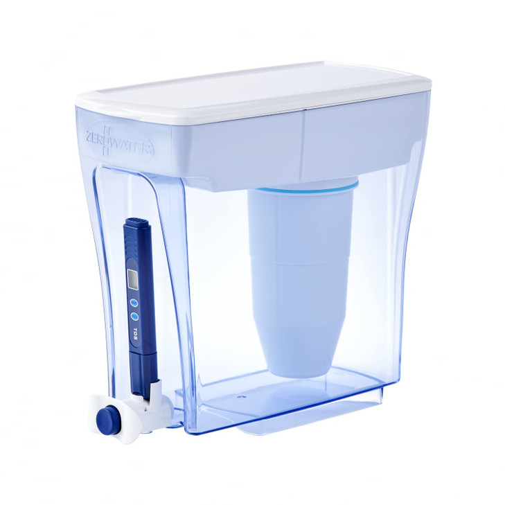 ZeroWater 20-Cup Ready-Pour 5-Stage Water Filter Dispenser with 0 TDS Water Filter - IAPMO