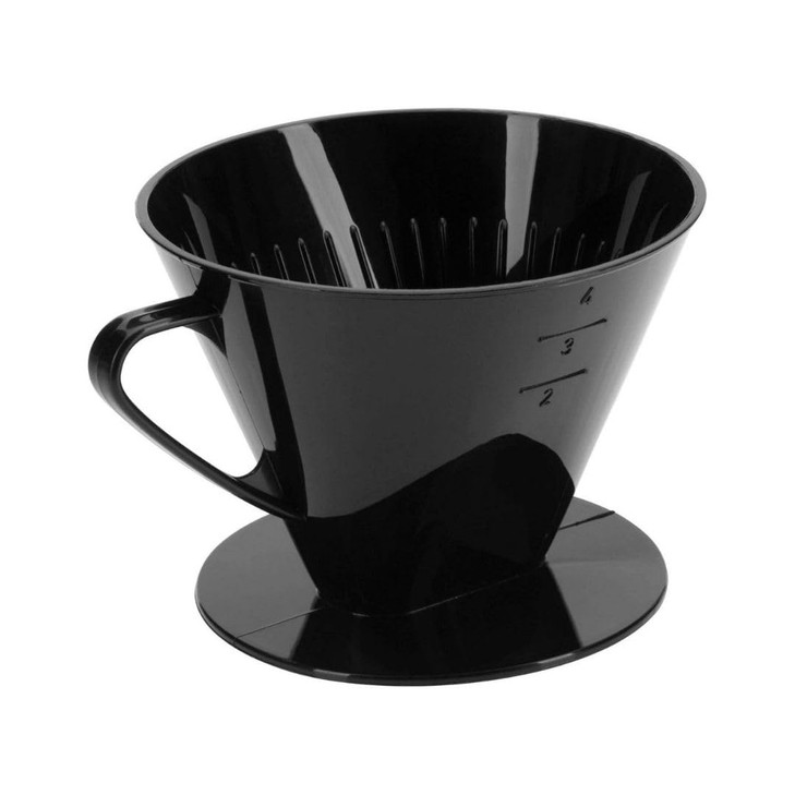 Westmark Pour Over Coffee Dripper Coffee Filter Cone Size 4 Reusable Plastic for Manual Brewing Up