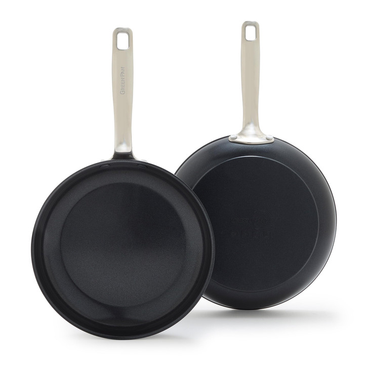 GreenPan Chatham Prime Midnight 8 and 10 Frying Pan Set Hard Anodized Ceramic Nonstick PFAS-Free