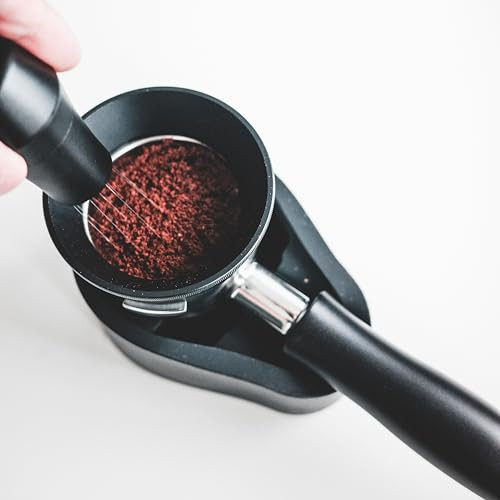 Normcore 51mm Magnetic Dosing Funnel Espresso Dosing Ring 18mm Anodized Aluminum with 8 Neodymium