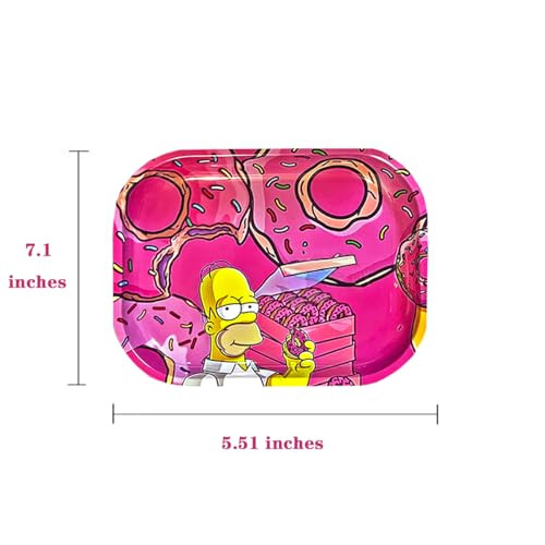 Cute Metal Tray Pink Metal Small Plate Premium Storage Serving Tray 7.1 x 5.51inches
