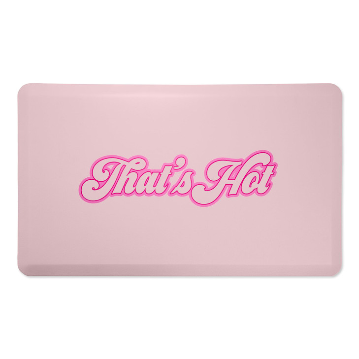 Paris Hilton Anti-Fatigue Kitchen Mat Cushioned Comfort Mat with Anti-Slip Base That s Hot Design