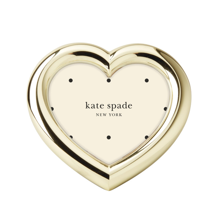 kate spade new york Charmed Life Gold Heart Picture Frame