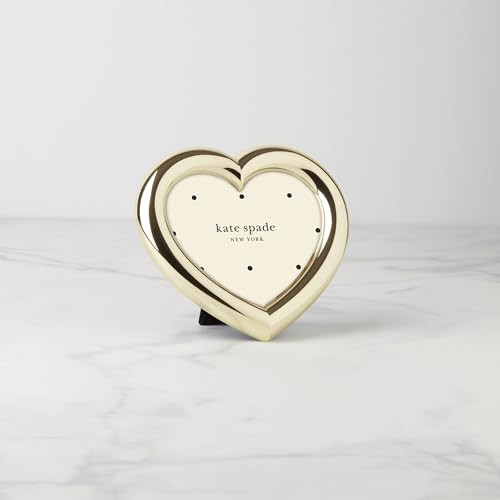 kate spade new york Charmed Life Gold Heart Picture Frame