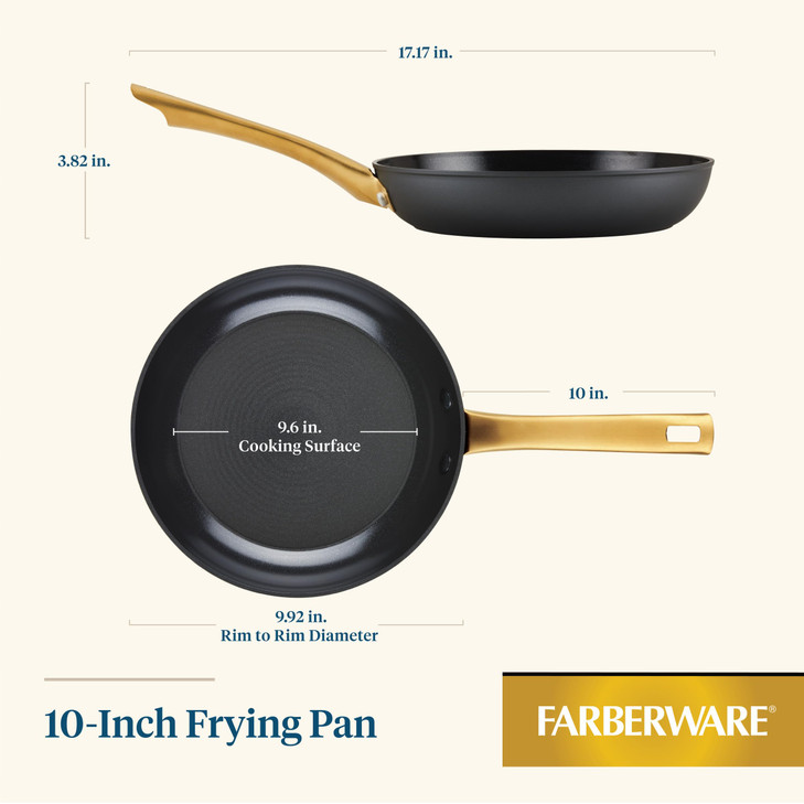 Farberware Forged Induction Ceramic Cookware Nonstick Frying Pan Skillet Dishwasher Safe Suitable