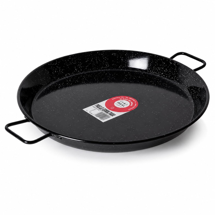 Garcima 18-Inch Enameled Steel Paella Pan 46cm