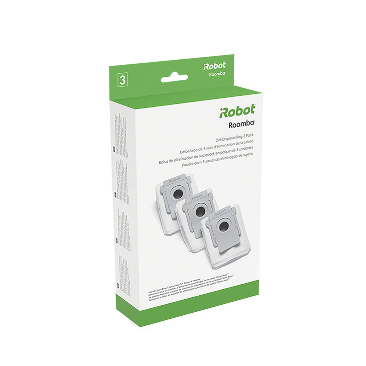 iRobot Authentic Replacement Parts - 3 Count Pack of 1 Dirt Disposal Bags