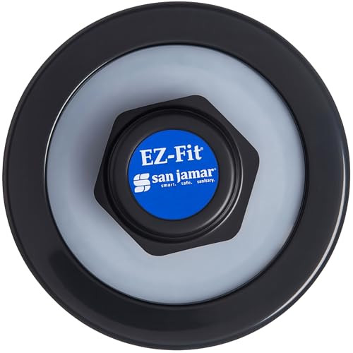 San Jamar Euro Ez-Fit in Counter Cup Dispenser Fits 6 - 24 Oz Cups with Interchangeable Gaskets