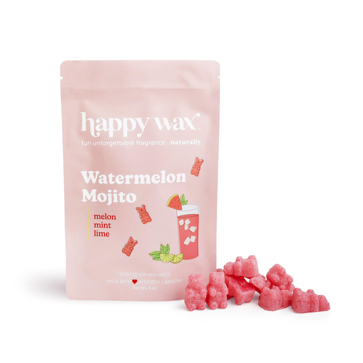 Happy Wax Sicily Scented Bear Wax Melts - Natural Strong Summer Infused with Essential Oils