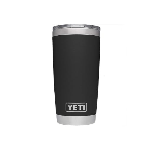 YETI Rambler 20 oz Tumbler Stainless Steel Vacuum Insulated with MagSlider Lid Black