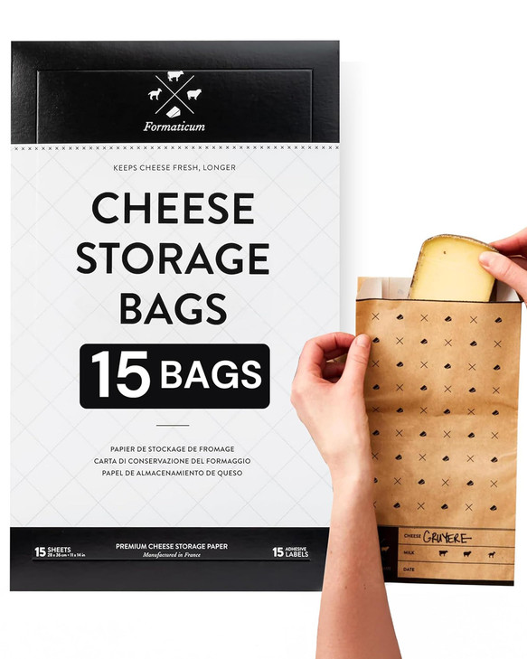 Formaticum Professional Grade Cheese Bags and Paper for Wrapping Cheese