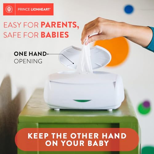Prince Lionheart Ultimate Wipes Warmer with an Integrated Nightlight Pop-Up Wipe Access. All Time