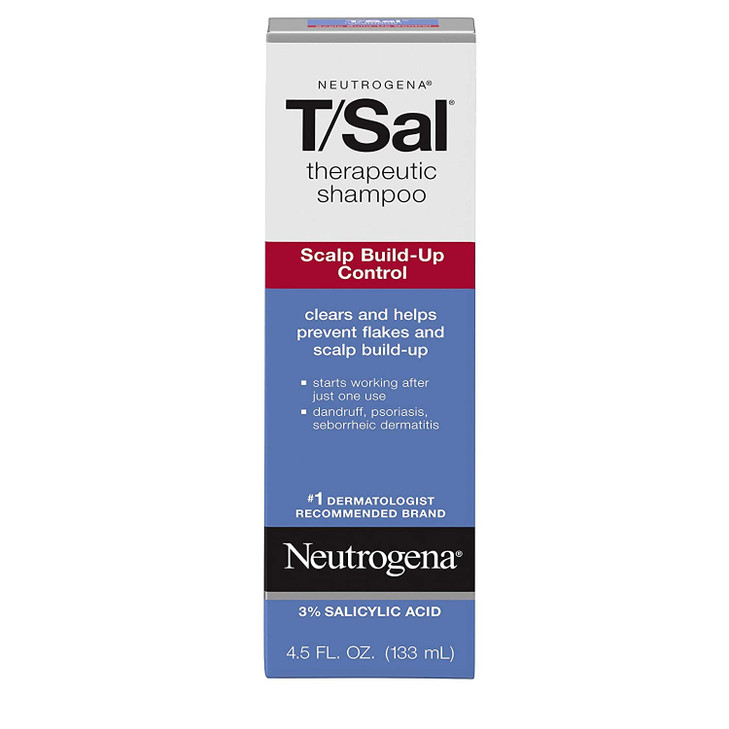 Neutrogena T/Sal Therapeutic Shampoo-Scalp Build-Up Control, 4.5 Oz