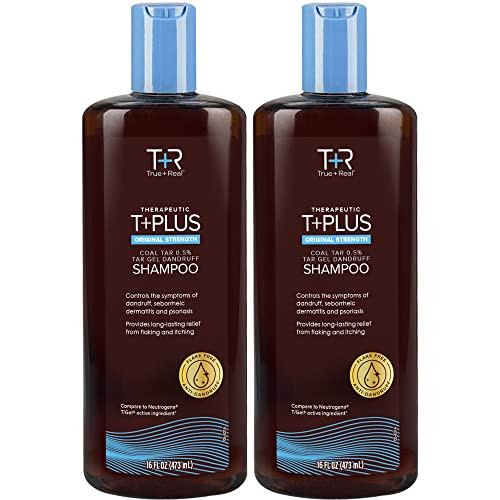 True+Real Coal Tar Therapeutic Plus Tar Gel Anti-Dandruff Shampoo Original Strength 0.5% Coal Tar