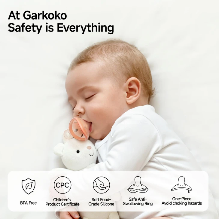 Breast-Like Baby Pacifier for Newborns Breastfed Babies 0-6 Months