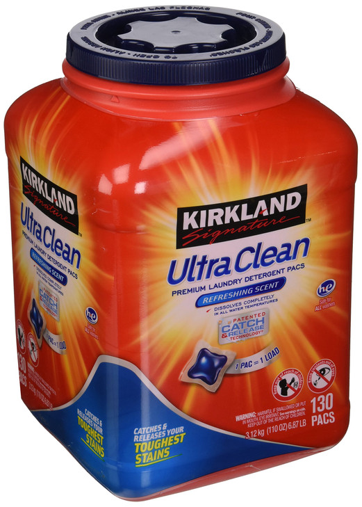 Kirkland Signatur Ultra Clean Laundry Detergent 130 Pacs