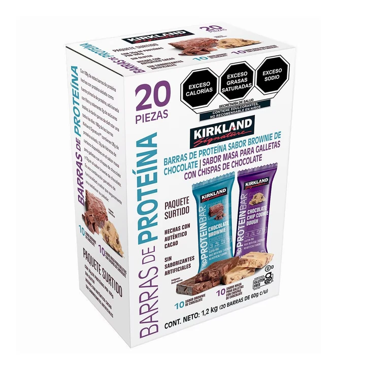Kirkland Signature Protein Bar Energy Variety Pack, 20 Count (2 Pack)