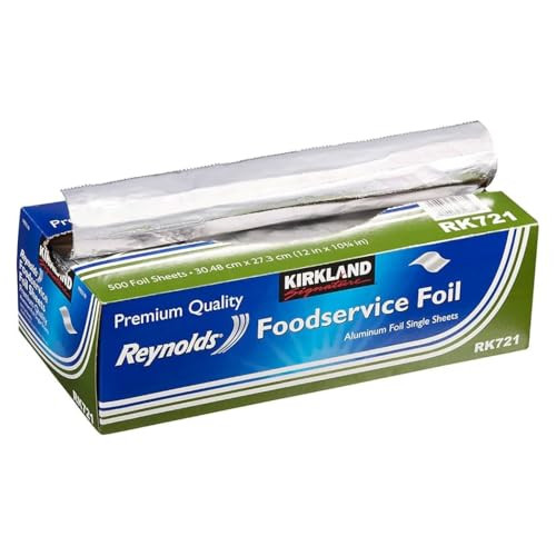 Kirkland Signature FoilSheet-500ct ALUMINUM FOIL SHEETS