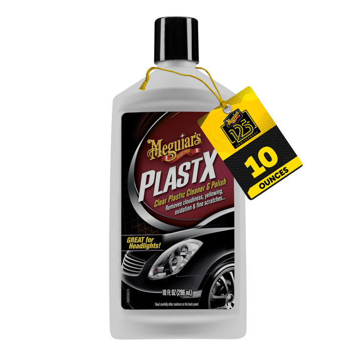 Meguiar s PlastX Clear Plastic Polish Headlight Restoration Polish, 10 Oz