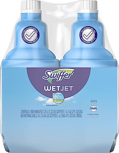 Swiffer Wetjet Hardwood Floor Mopping and Cleaning Solution Refills, All Purpose Cleaning Product