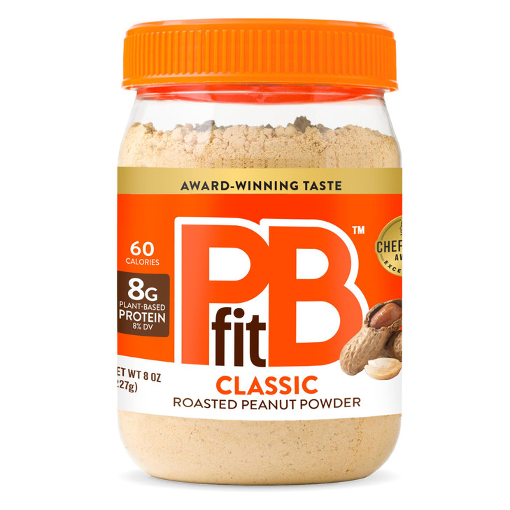 PBfit Classic Peanut Butter Powder 8 Oz, Peanut Spread with 8g Protein