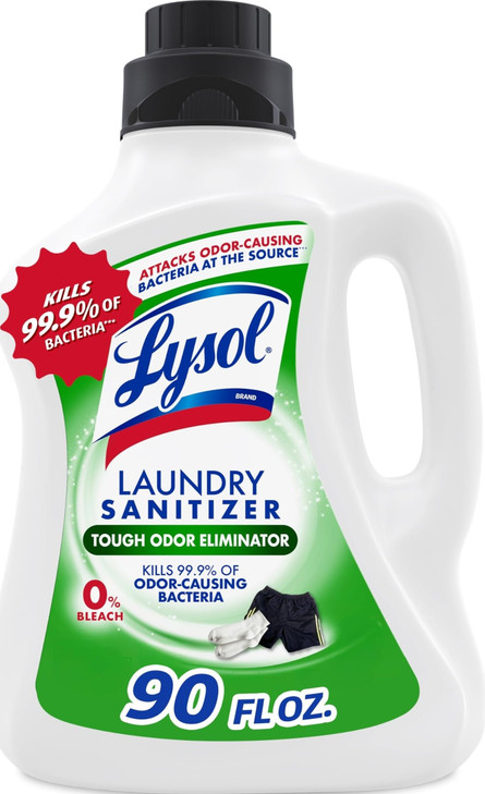 Lysol Tough Odor Eliminator Laundry Sanitizer Additive, Sanitizing Liquid