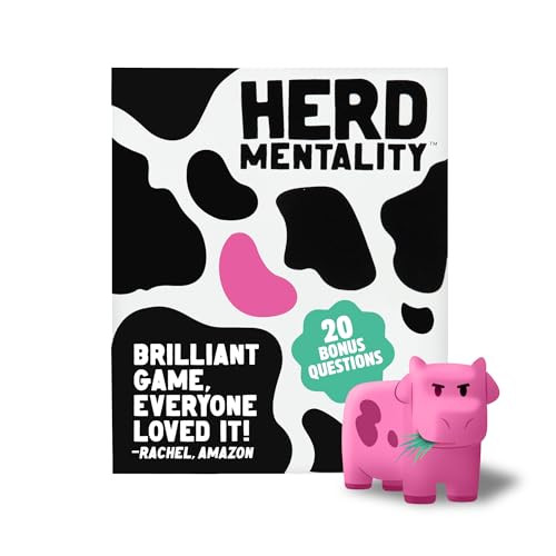 Herd Mentality Udderly Funny Family Board Game, Ages 10+