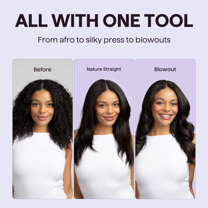 Wavytalk Thermal Brush Blowout Boost 1.5 Heat Round Brush for Blowout Look