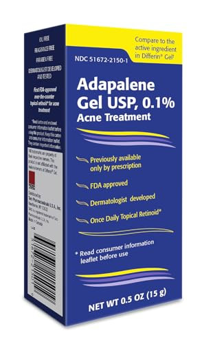 TARO Adapalene 0.1% USP Gel, Paraben Free