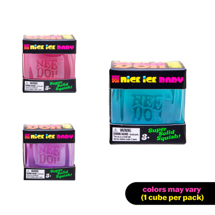 Schylling NeeDoh Nice Ice Baby - 1.25 Cube - Color May Vary (Pack of 1)