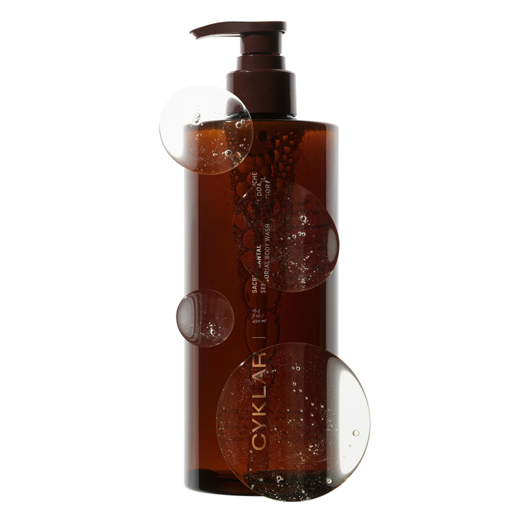 CYKLAR Sensorial Multi-Oil Body Wash Cleanser, Sacred Santal 16.5 Fl Oz