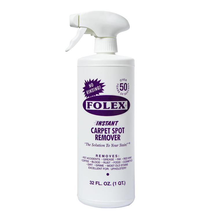 FOLEX Instant Carpet Spot Remover Carpet Cleaner - 32 oz - Removes Pet Accidents, Grease
