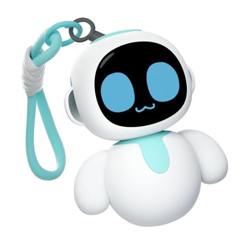 ENERGIZE LAB Eiliko Aquamarine - Your Tiny AI Charm Robot that Matches Every Daily Outfit