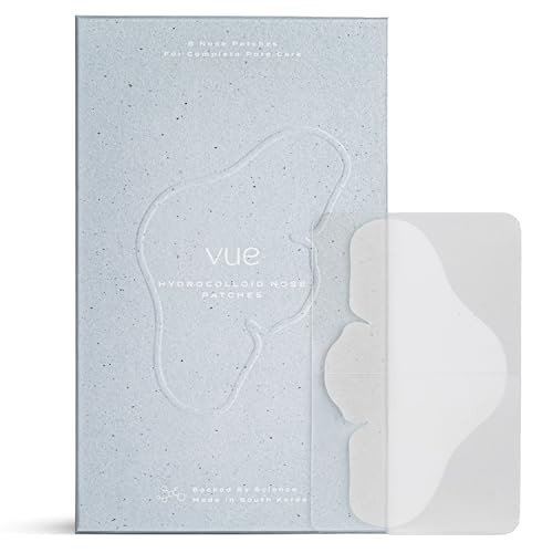 Vue Hydrocolloid Nose Patches - Nose Pore Strips for Blackheads, Sebum and Oil Control