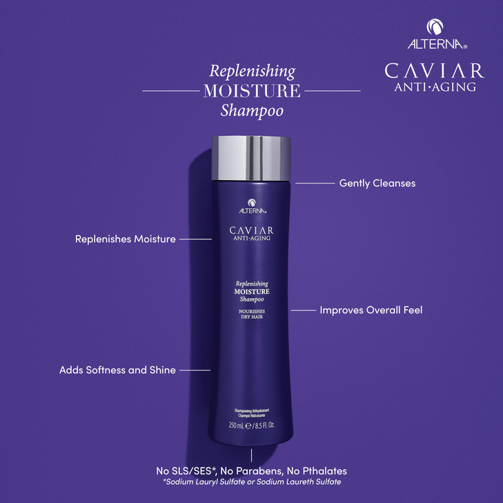 Alterna Caviar Anti Aging Replenishing Moisture Shampoo Conditioner 8 5 fl oz