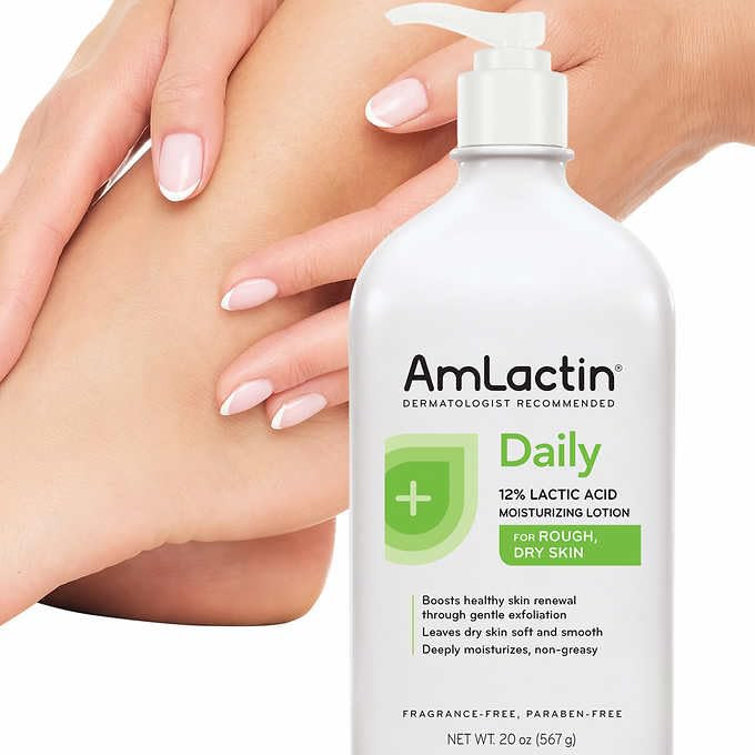 AmLactin Daily Moisturizing Lotion for Rough Dry Skin 20 oz