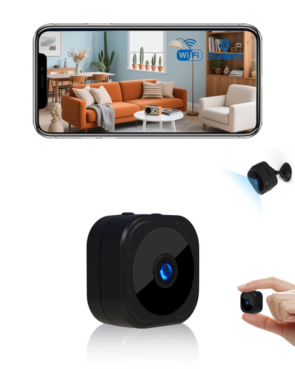 AOBOCAM Mini Security Camera 1080P WiFi Rechargeable Night Vision